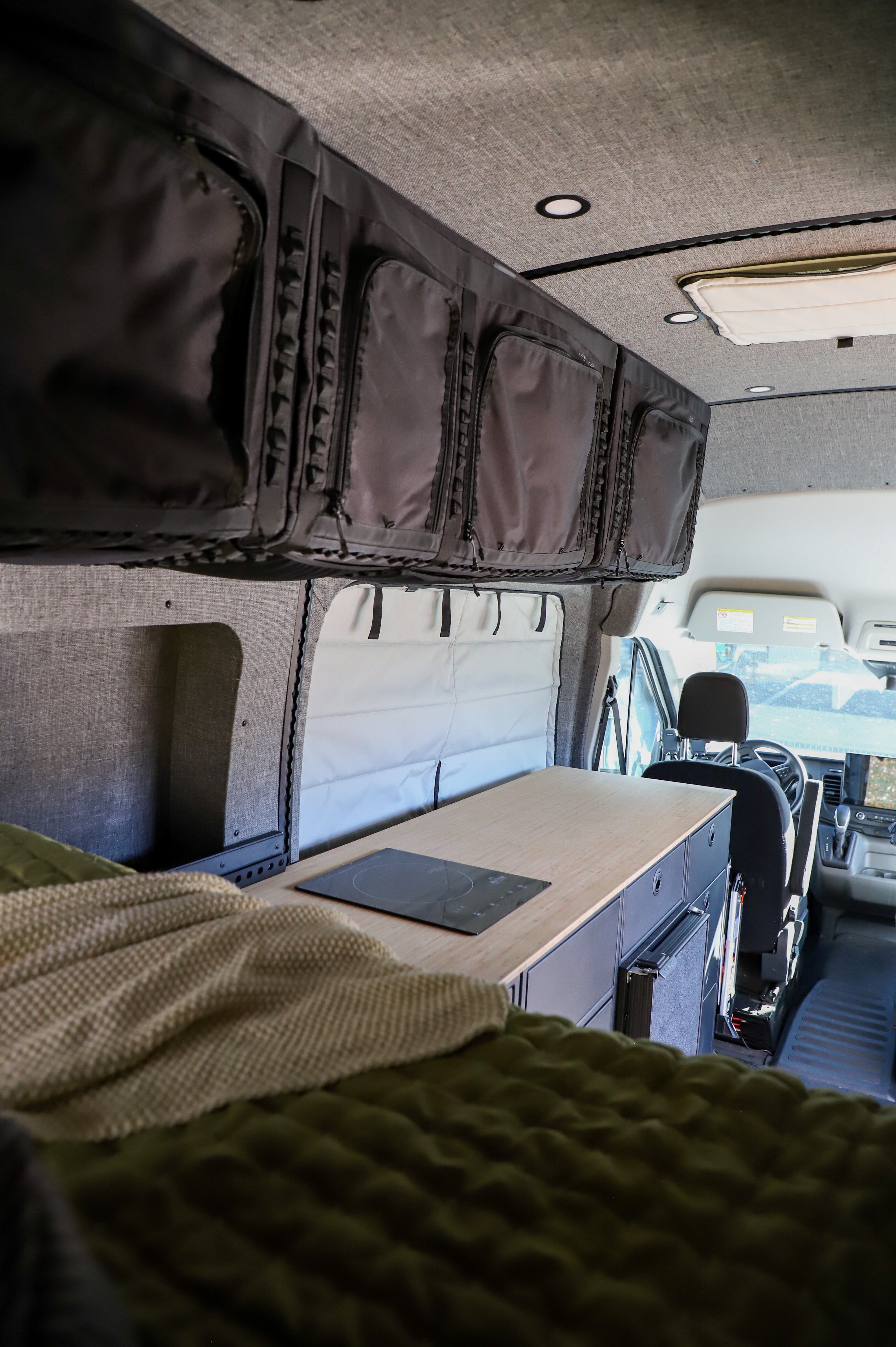 VanEssential Upper Storage Cabinet – 24” | Overhead Storage for Sprinter & Ford Transit Vans