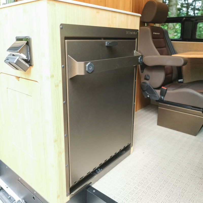 Tetravan Folding Shower 2.1 with Magnetic Zipped Curtain