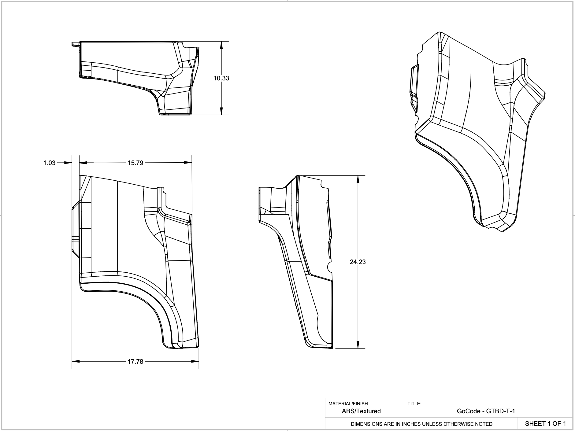 Ford Transit High Roof Front Trim Kit