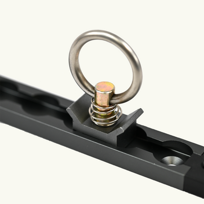 Venture L-Track Adjustable Single Stud with Stainless Steel Ring (4 Pack)