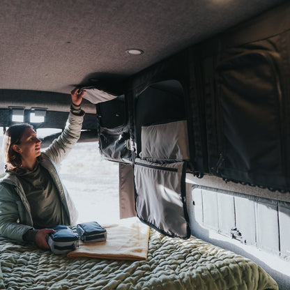 VanEssential Upper Storage Cabinet – 36” | Overhead Storage for Sprinter & Ford Transit Vans