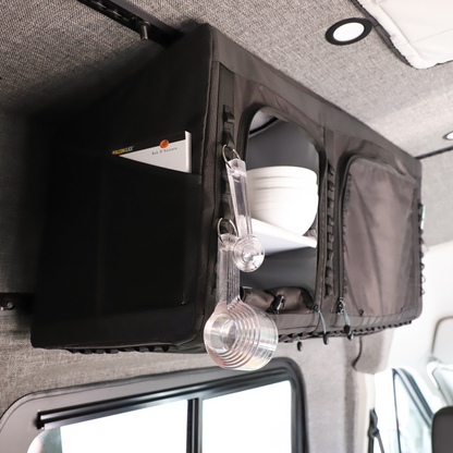 VanEssential Upper Storage Cabinet – 36” | Overhead Storage for Sprinter & Ford Transit Vans