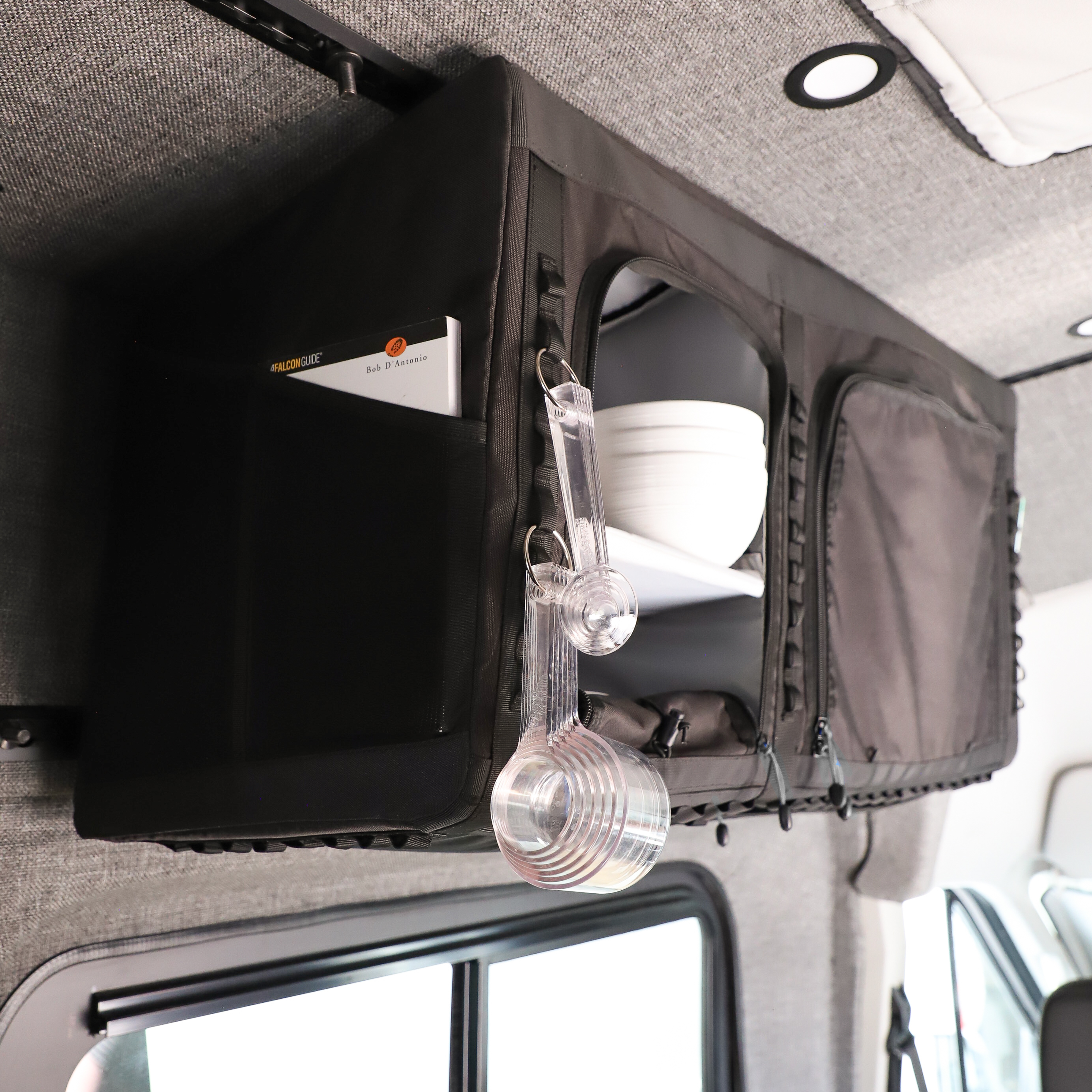 VanEssential Upper Storage Cabinet – 36” | Overhead Storage for Sprinter & Ford Transit Vans