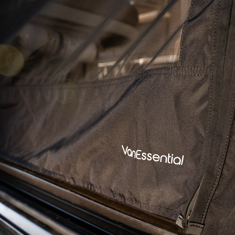 VanEssential Ford Transit Sliding Door Bug Screen | No-See-Um Mesh for Van Life