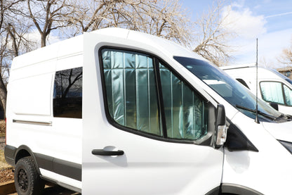 Ford Transit Reflective Front Door Window Covers (Pair)