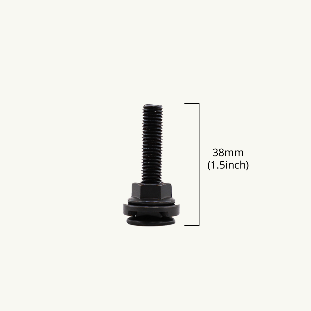 Venture L-Track M8 Single Stud Bolts - 1.5 inch (38mm)
