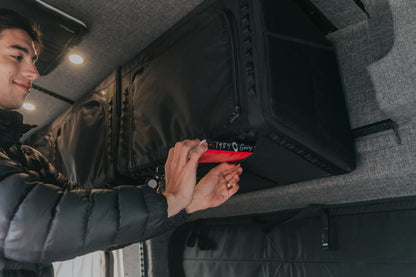 VanEssential Upper Storage Cabinet – 24” | Overhead Storage for Sprinter & Ford Transit Vans