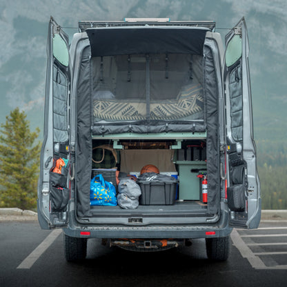 VanEssential Ford Transit Rear Door Bug Screen | No-See-Um Mesh for Van Life
