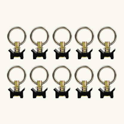 Venture L-Track Adjustable Single Stud with Stainless Steel Ring (10 Pack)