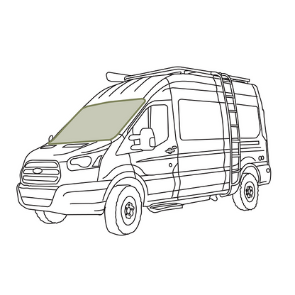 Ford Transit Reflective Front Windshield Cover
