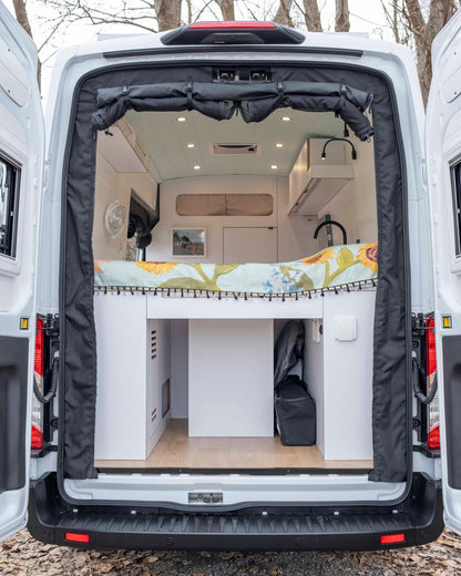 VanEssential Ford Transit Rear Door Bug Screen | No-See-Um Mesh for Van Life