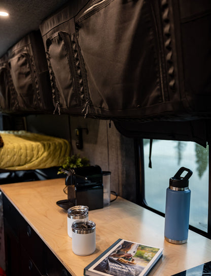 VanEssential Upper Storage Cabinet – 36” | Overhead Storage for Sprinter & Ford Transit Vans