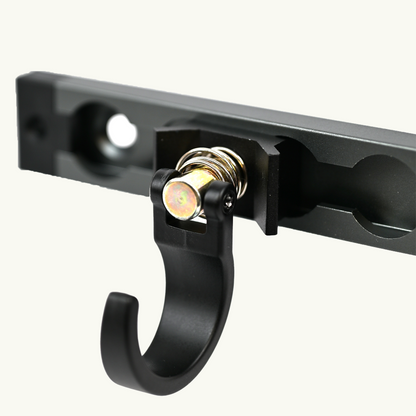 Venture L-Track Spring Loaded Single Stud with Hook (2 Pack)