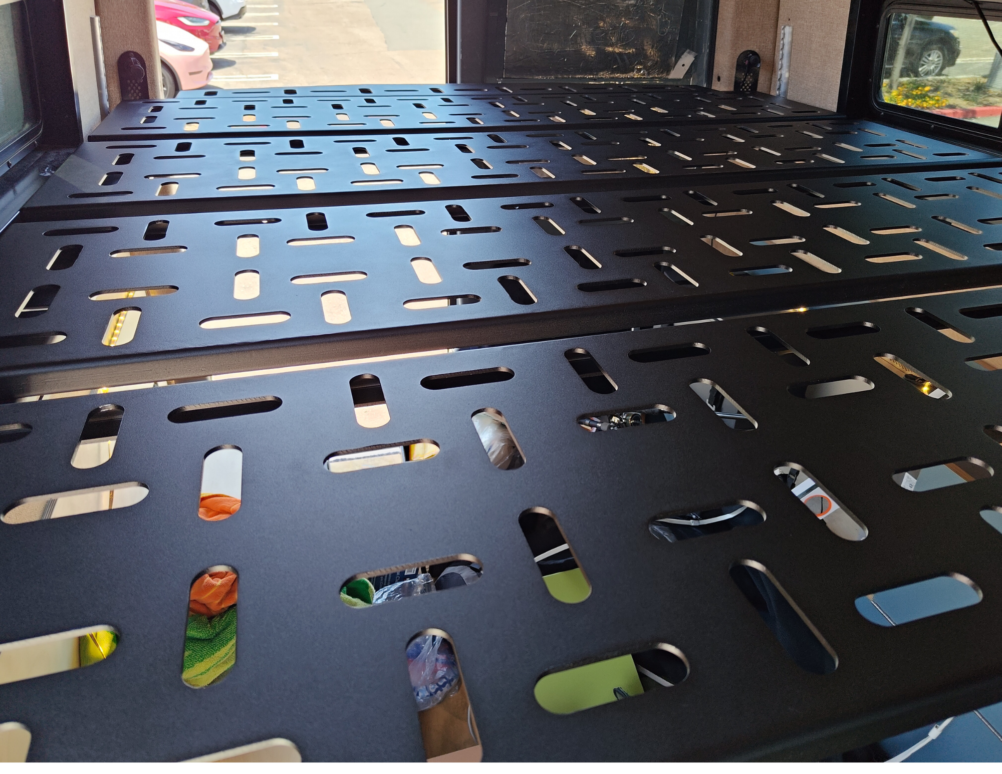 SPRINTER VAN PLATFORM 4-PANEL ALL ALUMINUM BED SYSTEM