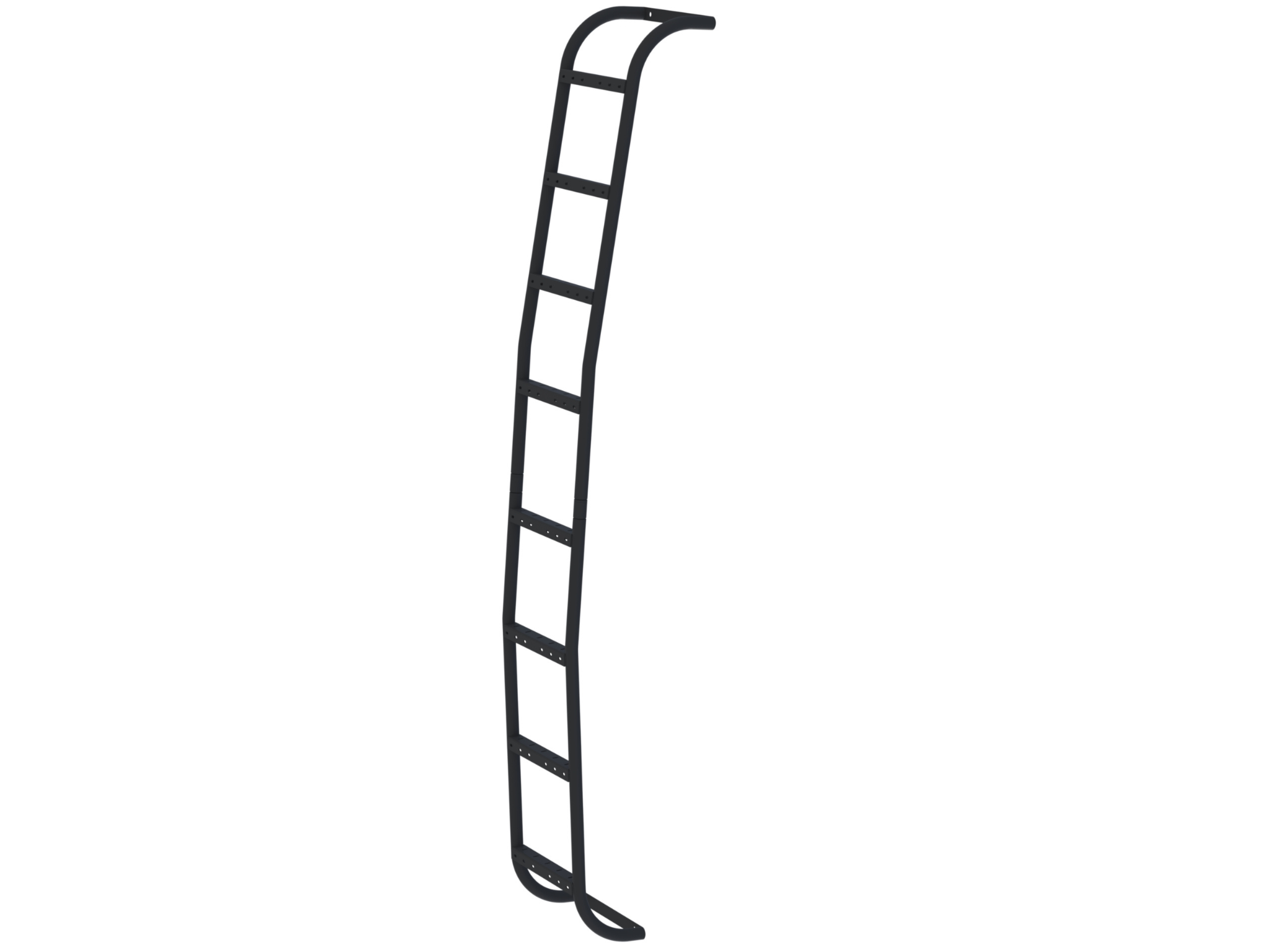 White Top Adventures Ford Transit High Roof Side Ladder | Roof Access Ladder for Transit Vans
