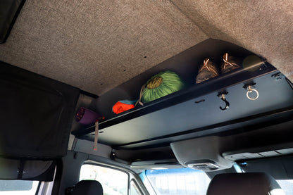 VanEssential Mercedes Sprinter Headliner Shelf | Overhead Storage for Sprinter Vans