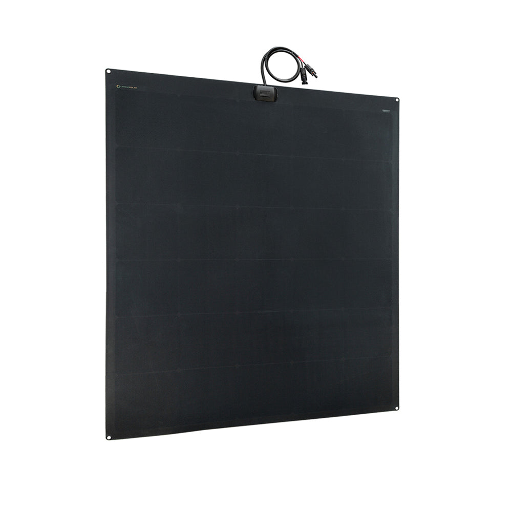 Lensun 240W Full Black Flexible Solar Panel, 25.8% Back Contact Solar Cell